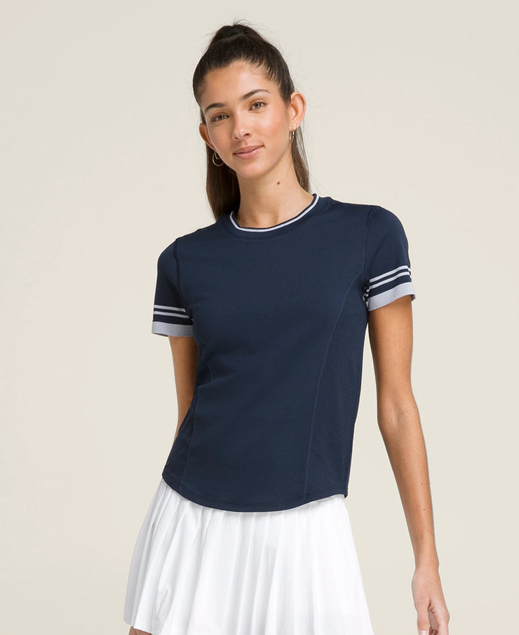 Wilson Baseline Seamless T-Shirt W Navy