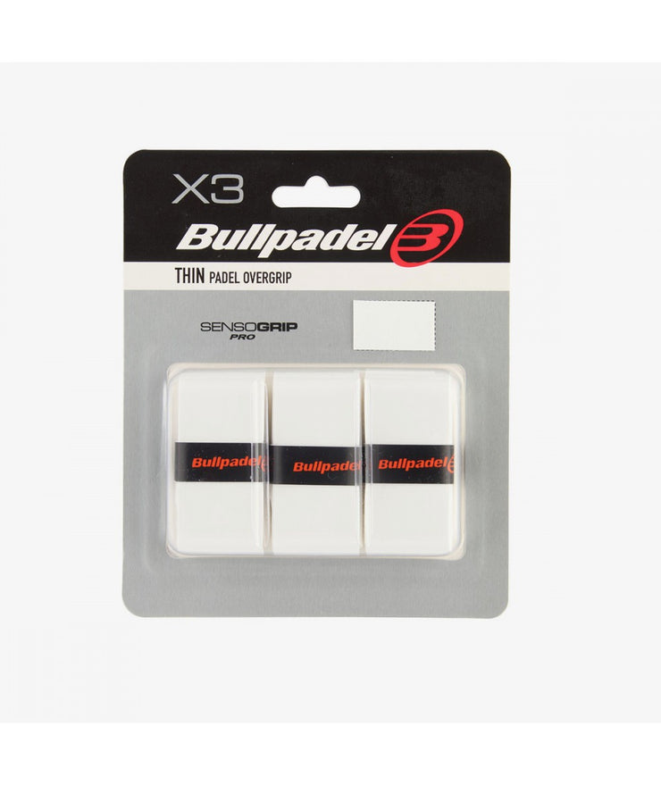Bullpadel Overgrip thin 3pack White